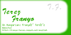 terez franyo business card